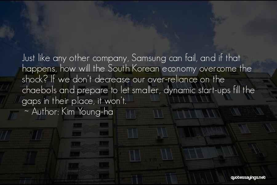 Kim Young-ha Quotes: Just Like Any Other Company, Samsung Can Fail, And If That Happens, How Will The South Korean Economy Overcome The