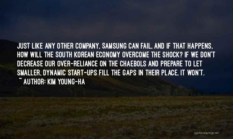 Kim Young-ha Quotes: Just Like Any Other Company, Samsung Can Fail, And If That Happens, How Will The South Korean Economy Overcome The