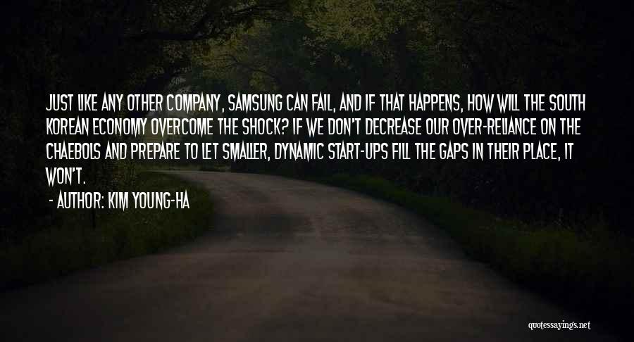 Kim Young-ha Quotes: Just Like Any Other Company, Samsung Can Fail, And If That Happens, How Will The South Korean Economy Overcome The