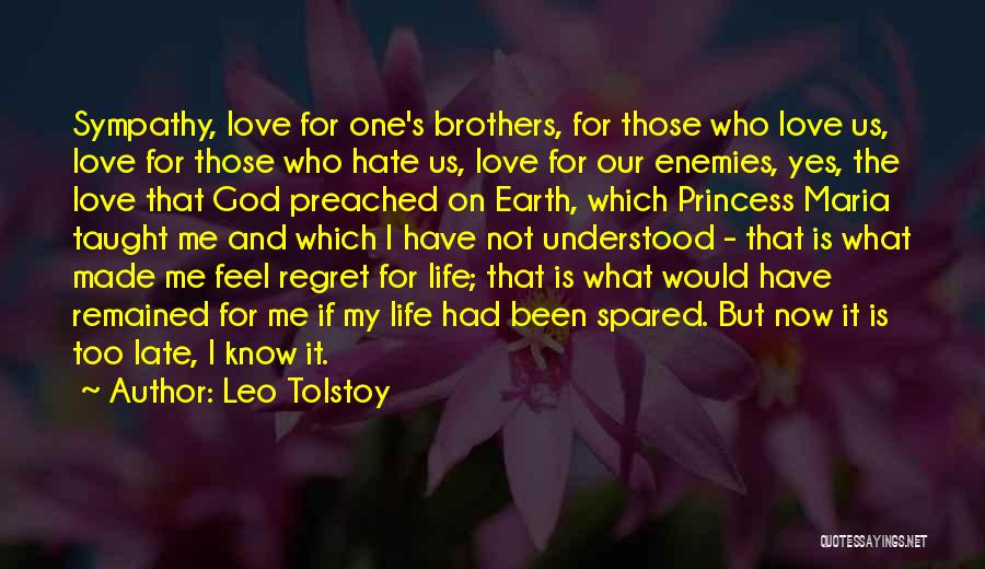 Leo Tolstoy Quotes: Sympathy, Love For One's Brothers, For Those Who Love Us, Love For Those Who Hate Us, Love For Our Enemies,