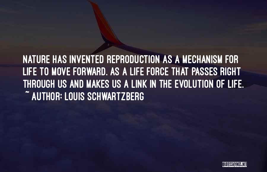 Louis Schwartzberg Quotes: Nature Has Invented Reproduction As A Mechanism For Life To Move Forward. As A Life Force That Passes Right Through