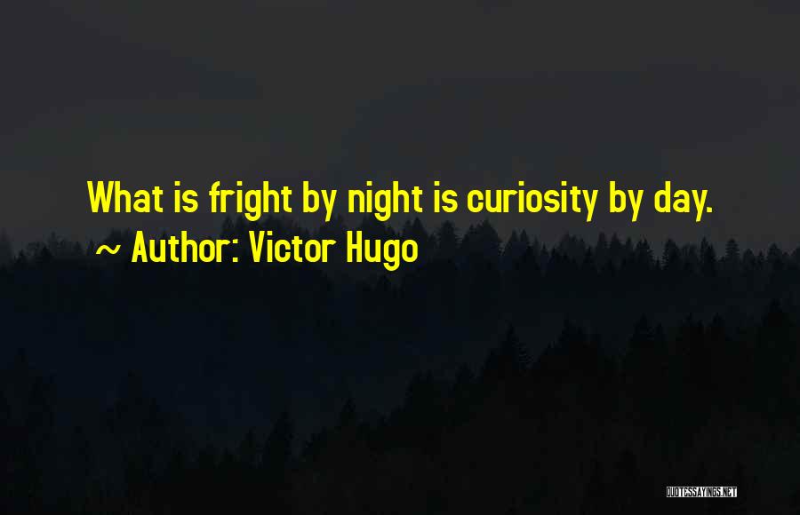 Victor Hugo Quotes: What Is Fright By Night Is Curiosity By Day.