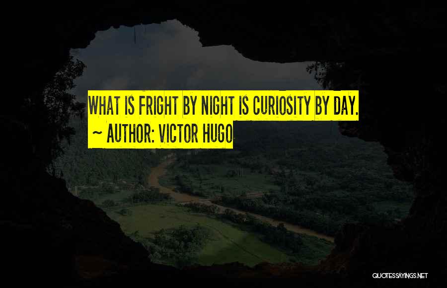 Victor Hugo Quotes: What Is Fright By Night Is Curiosity By Day.
