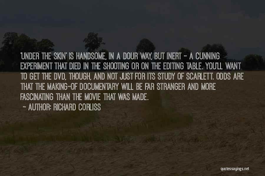 Richard Corliss Quotes: 'under The Skin' Is Handsome, In A Dour Way, But Inert - A Cunning Experiment That Died In The Shooting