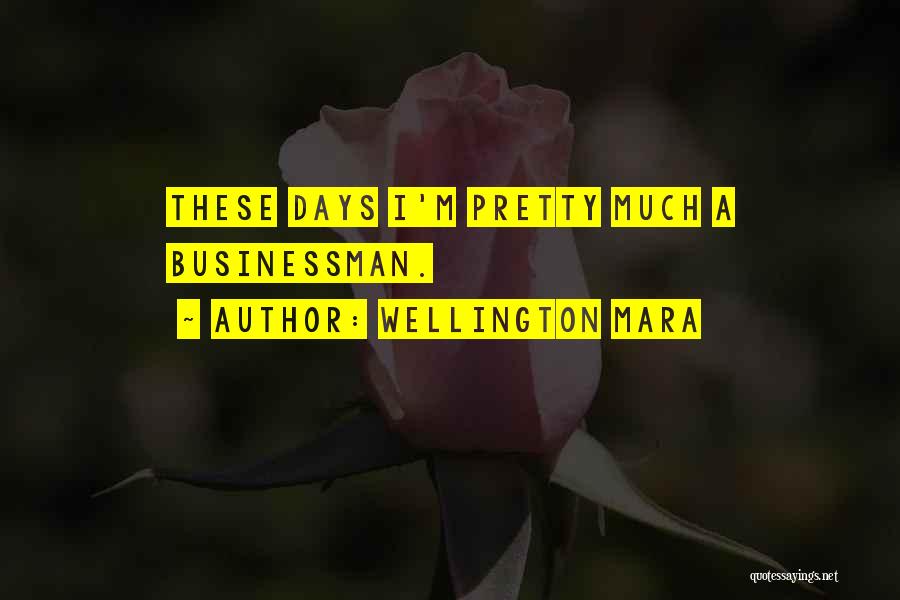 Wellington Mara Quotes: These Days I'm Pretty Much A Businessman.