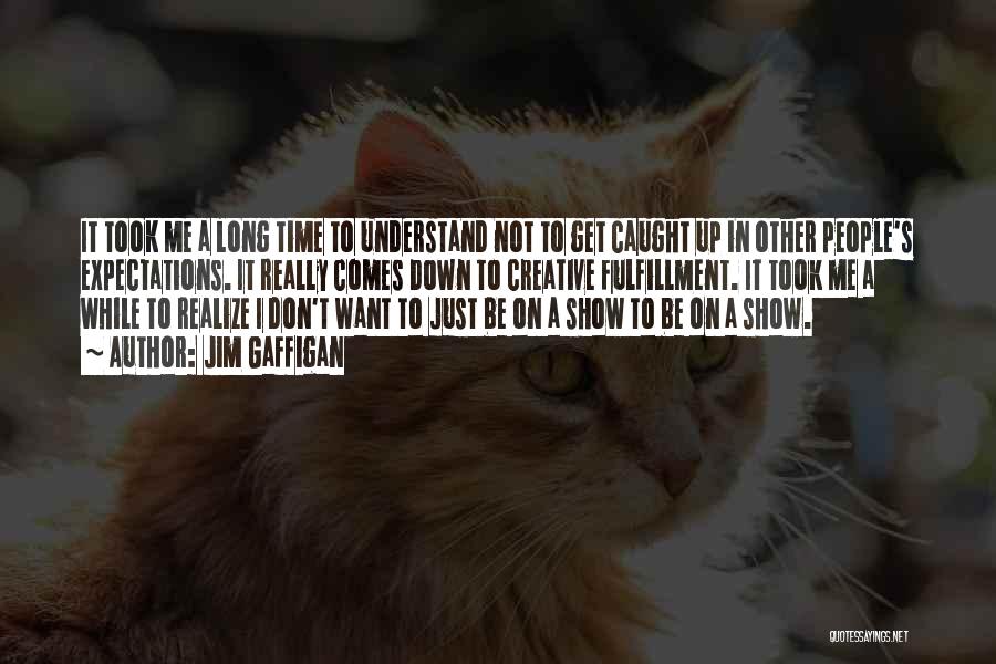 Jim Gaffigan Quotes: It Took Me A Long Time To Understand Not To Get Caught Up In Other People's Expectations. It Really Comes