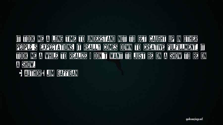 Jim Gaffigan Quotes: It Took Me A Long Time To Understand Not To Get Caught Up In Other People's Expectations. It Really Comes