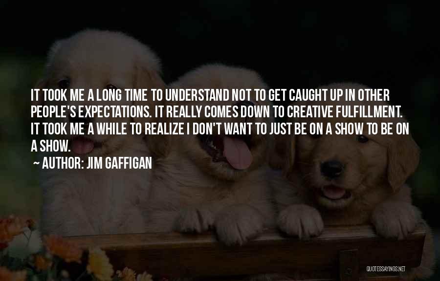 Jim Gaffigan Quotes: It Took Me A Long Time To Understand Not To Get Caught Up In Other People's Expectations. It Really Comes