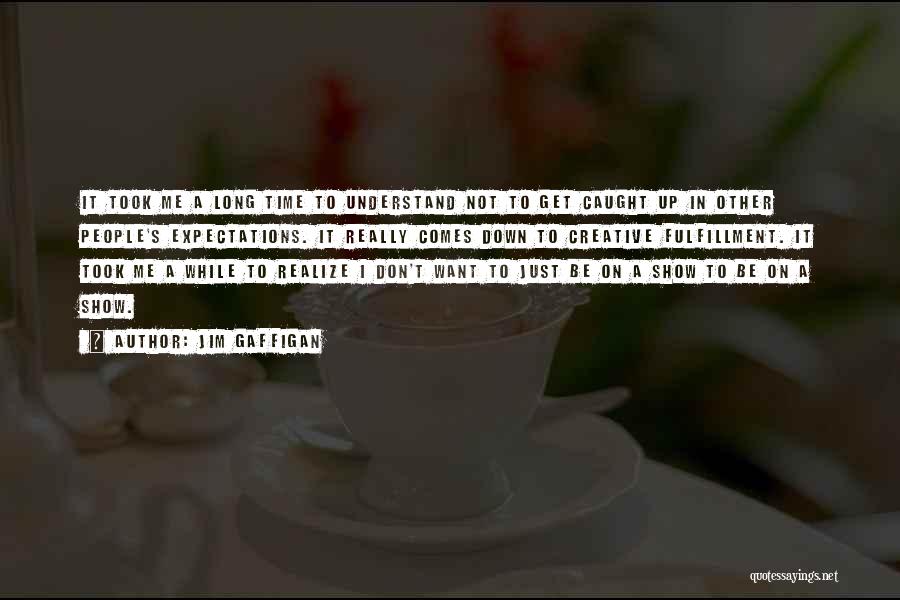 Jim Gaffigan Quotes: It Took Me A Long Time To Understand Not To Get Caught Up In Other People's Expectations. It Really Comes