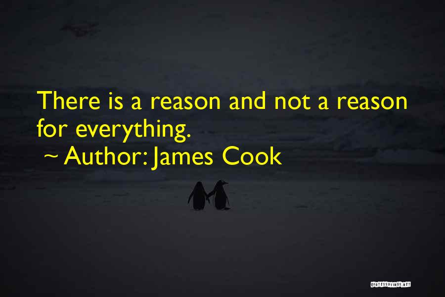 James Cook Quotes: There Is A Reason And Not A Reason For Everything.