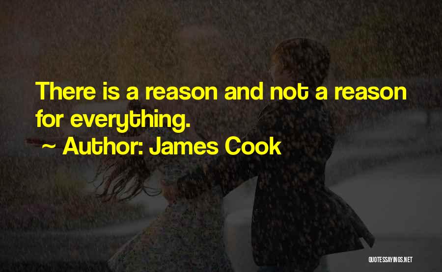 James Cook Quotes: There Is A Reason And Not A Reason For Everything.