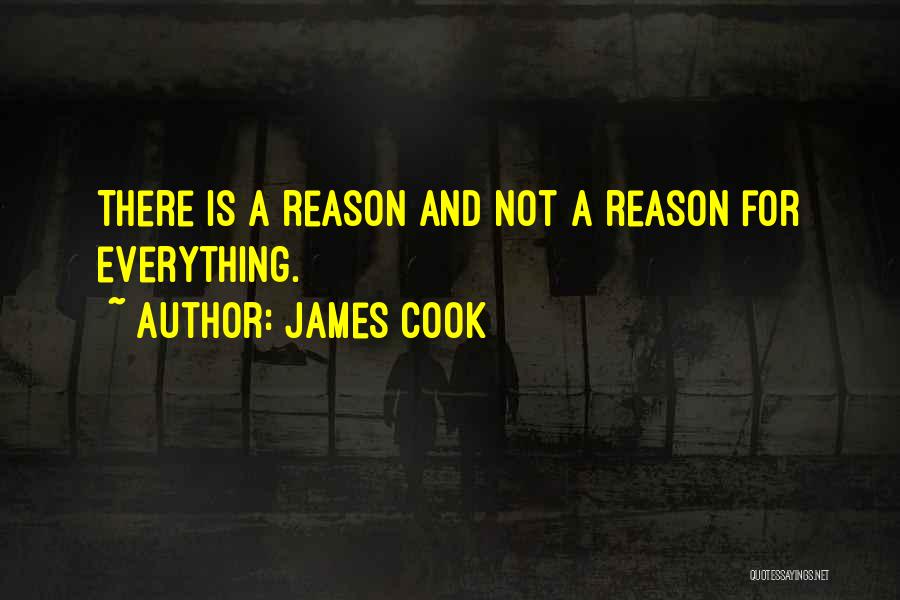 James Cook Quotes: There Is A Reason And Not A Reason For Everything.