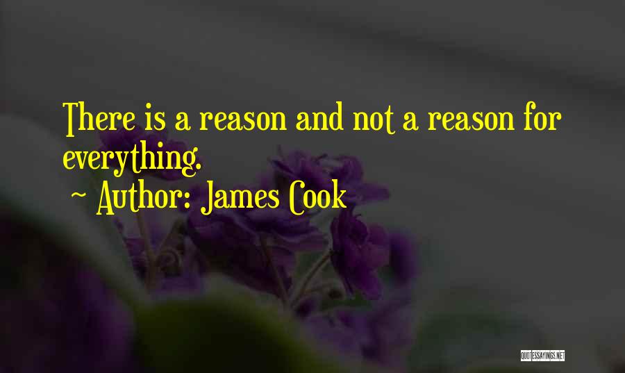 James Cook Quotes: There Is A Reason And Not A Reason For Everything.