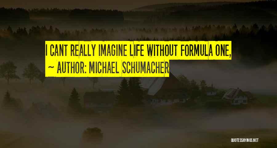Michael Schumacher Quotes: I Cant Really Imagine Life Without Formula One,