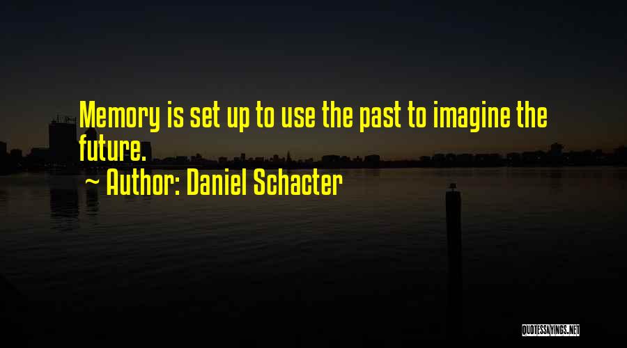 Daniel Schacter Quotes: Memory Is Set Up To Use The Past To Imagine The Future.