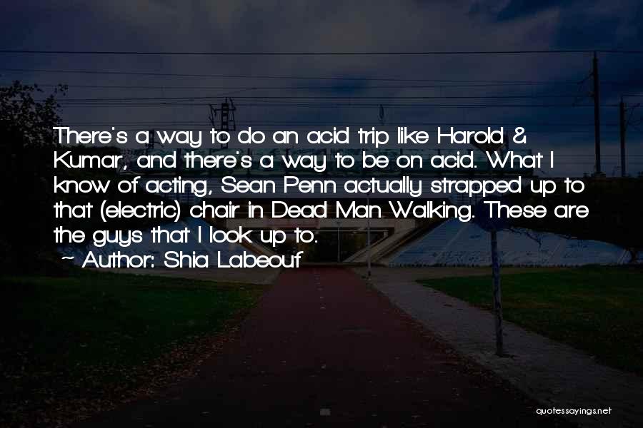 Shia Labeouf Quotes: There's A Way To Do An Acid Trip Like Harold & Kumar, And There's A Way To Be On Acid.