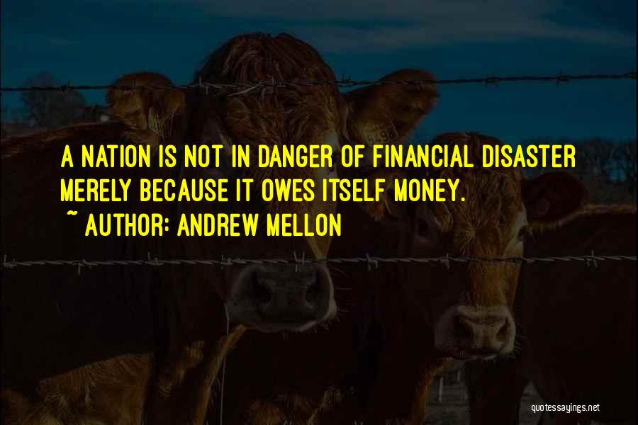 Andrew Mellon Quotes: A Nation Is Not In Danger Of Financial Disaster Merely Because It Owes Itself Money.