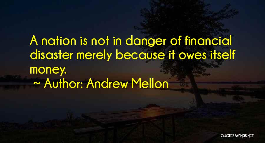 Andrew Mellon Quotes: A Nation Is Not In Danger Of Financial Disaster Merely Because It Owes Itself Money.