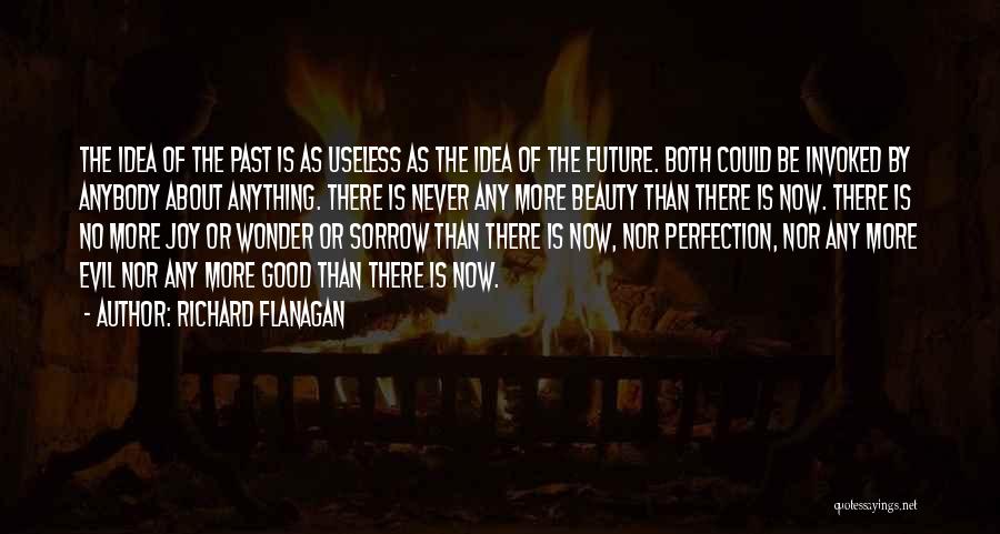 Richard Flanagan Quotes: The Idea Of The Past Is As Useless As The Idea Of The Future. Both Could Be Invoked By Anybody