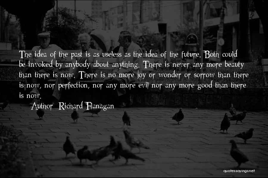 Richard Flanagan Quotes: The Idea Of The Past Is As Useless As The Idea Of The Future. Both Could Be Invoked By Anybody