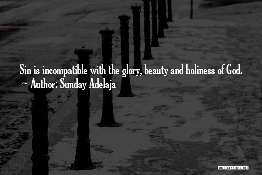 Sunday Adelaja Quotes: Sin Is Incompatible With The Glory, Beauty And Holiness Of God.