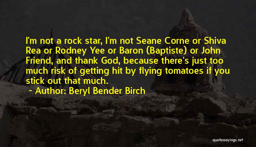 Beryl Bender Birch Quotes: I'm Not A Rock Star, I'm Not Seane Corne Or Shiva Rea Or Rodney Yee Or Baron (baptiste) Or John