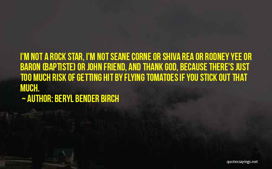 Beryl Bender Birch Quotes: I'm Not A Rock Star, I'm Not Seane Corne Or Shiva Rea Or Rodney Yee Or Baron (baptiste) Or John