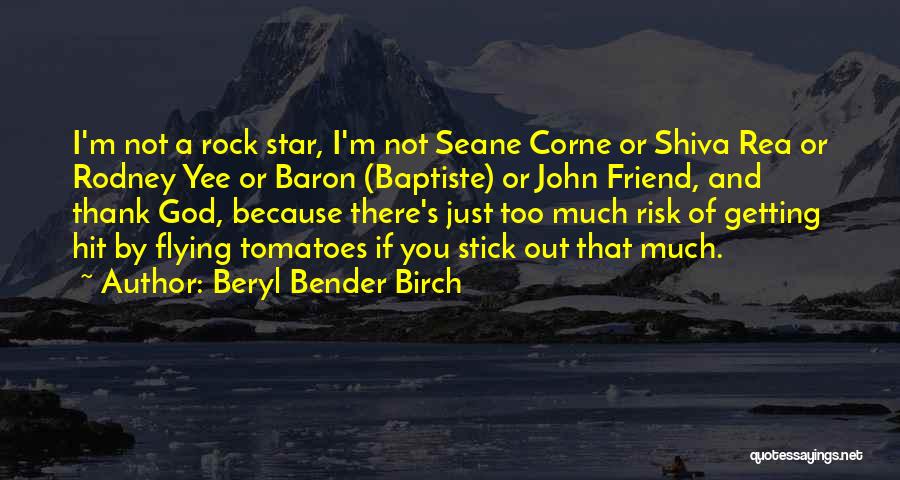 Beryl Bender Birch Quotes: I'm Not A Rock Star, I'm Not Seane Corne Or Shiva Rea Or Rodney Yee Or Baron (baptiste) Or John