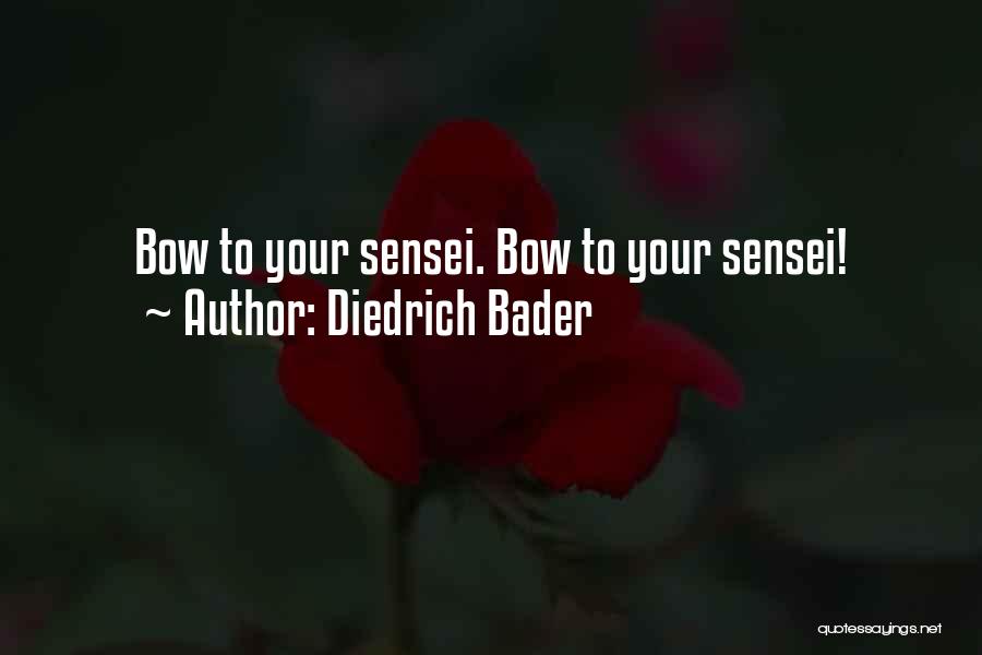 Diedrich Bader Quotes: Bow To Your Sensei. Bow To Your Sensei!