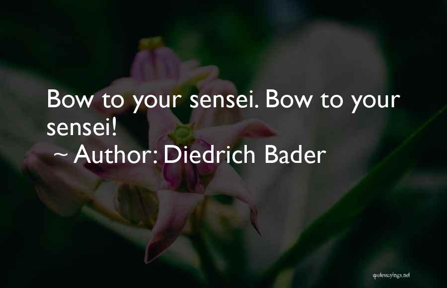 Diedrich Bader Quotes: Bow To Your Sensei. Bow To Your Sensei!