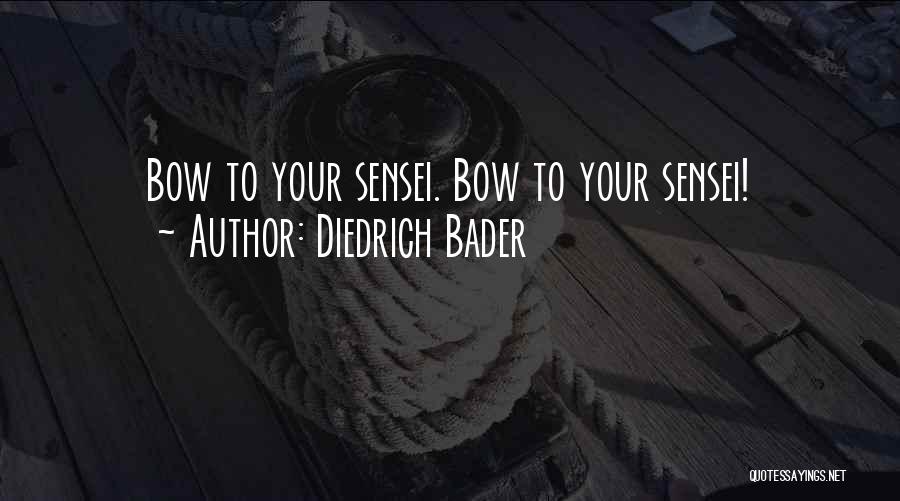 Diedrich Bader Quotes: Bow To Your Sensei. Bow To Your Sensei!
