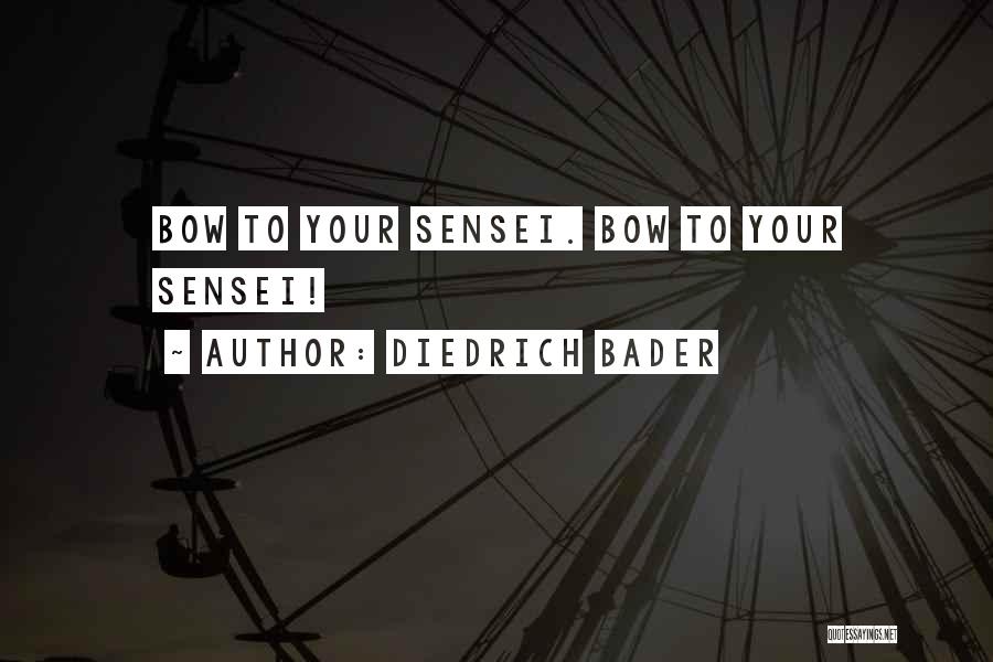 Diedrich Bader Quotes: Bow To Your Sensei. Bow To Your Sensei!