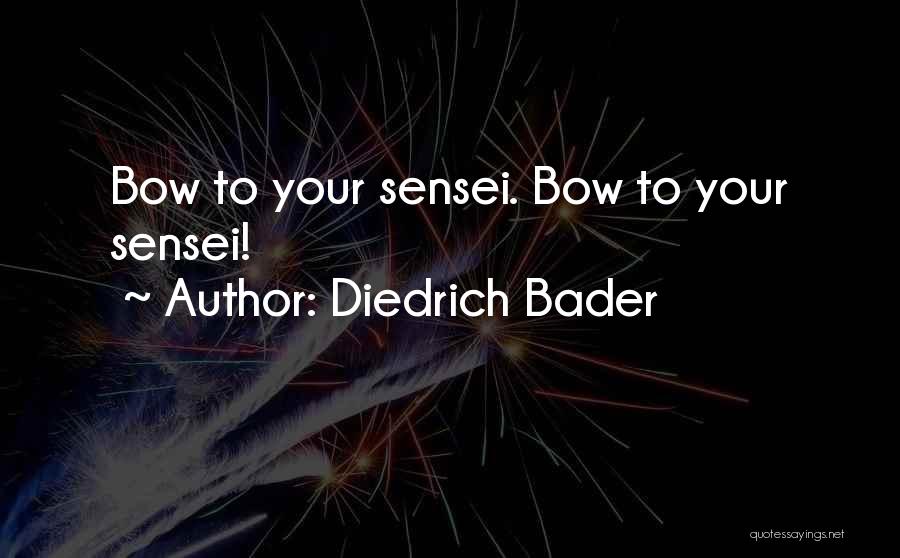 Diedrich Bader Quotes: Bow To Your Sensei. Bow To Your Sensei!