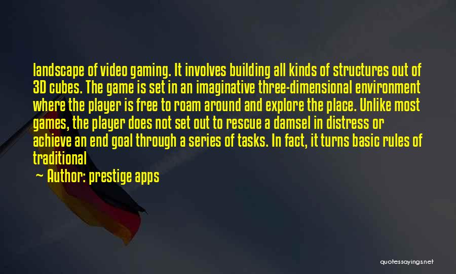 Prestige Apps Quotes: Landscape Of Video Gaming. It Involves Building All Kinds Of Structures Out Of 3d Cubes. The Game Is Set In