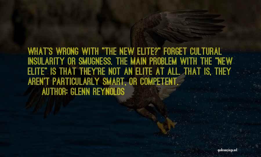 Glenn Reynolds Quotes: What's Wrong With The New Elite? Forget Cultural Insularity Or Smugness. The Main Problem With The New Elite Is That