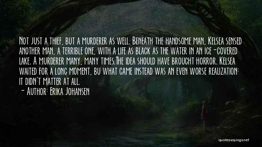 Erika Johansen Quotes: Not Just A Thief, But A Murderer As Well. Beneath The Handsome Man, Kelsea Sensed Another Man, A Terrible One,