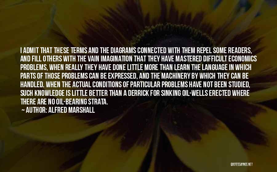 Alfred Marshall Quotes: I Admit That These Terms And The Diagrams Connected With Them Repel Some Readers, And Fill Others With The Vain