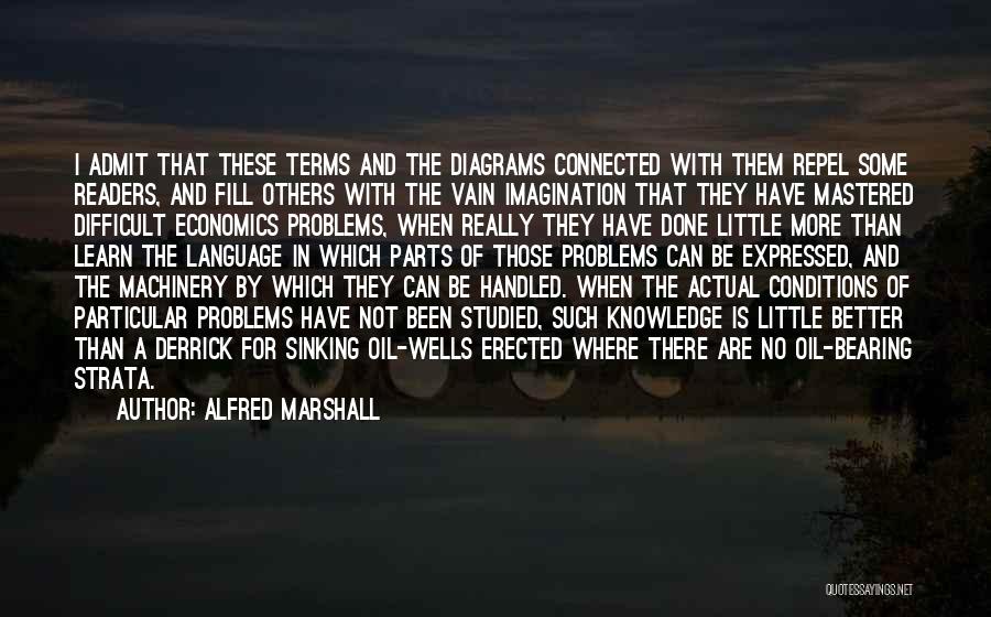 Alfred Marshall Quotes: I Admit That These Terms And The Diagrams Connected With Them Repel Some Readers, And Fill Others With The Vain