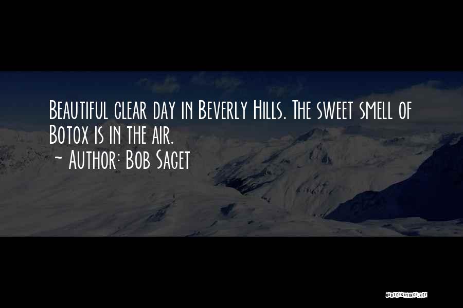Bob Saget Quotes: Beautiful Clear Day In Beverly Hills. The Sweet Smell Of Botox Is In The Air.
