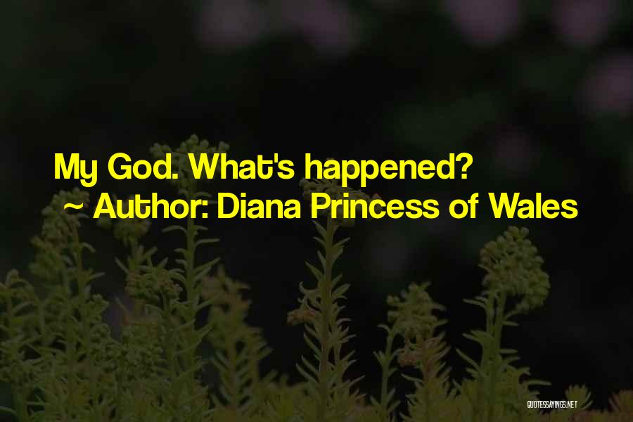 Diana Princess Of Wales Quotes: My God. What's Happened?