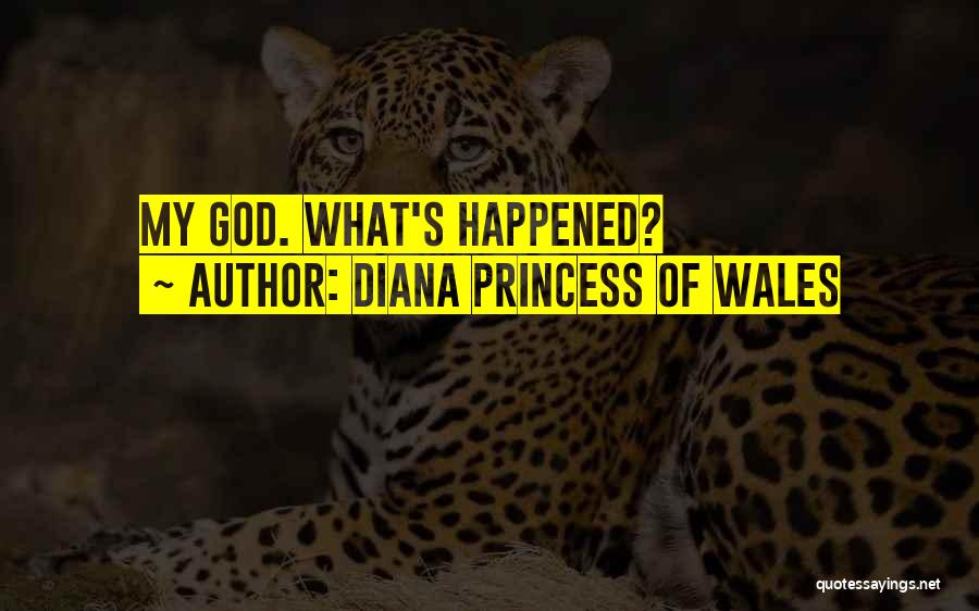 Diana Princess Of Wales Quotes: My God. What's Happened?