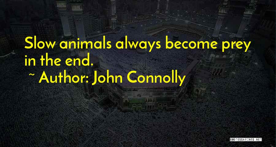 John Connolly Quotes: Slow Animals Always Become Prey In The End.