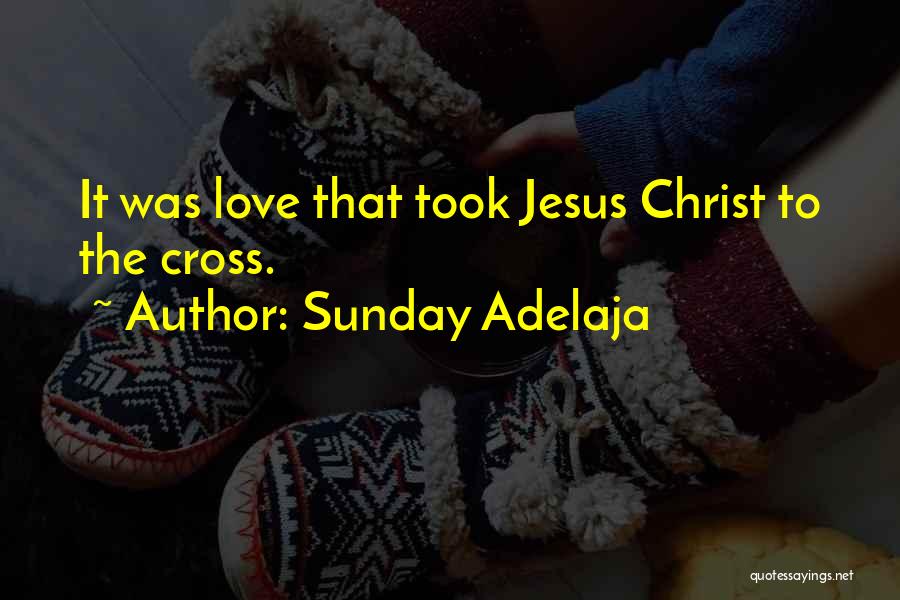 Sunday Adelaja Quotes: It Was Love That Took Jesus Christ To The Cross.