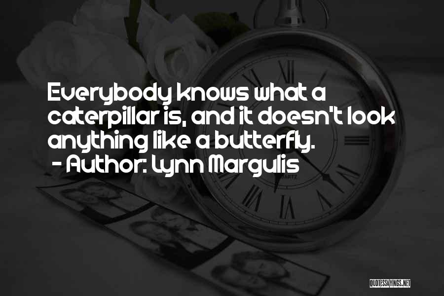 Lynn Margulis Quotes: Everybody Knows What A Caterpillar Is, And It Doesn't Look Anything Like A Butterfly.