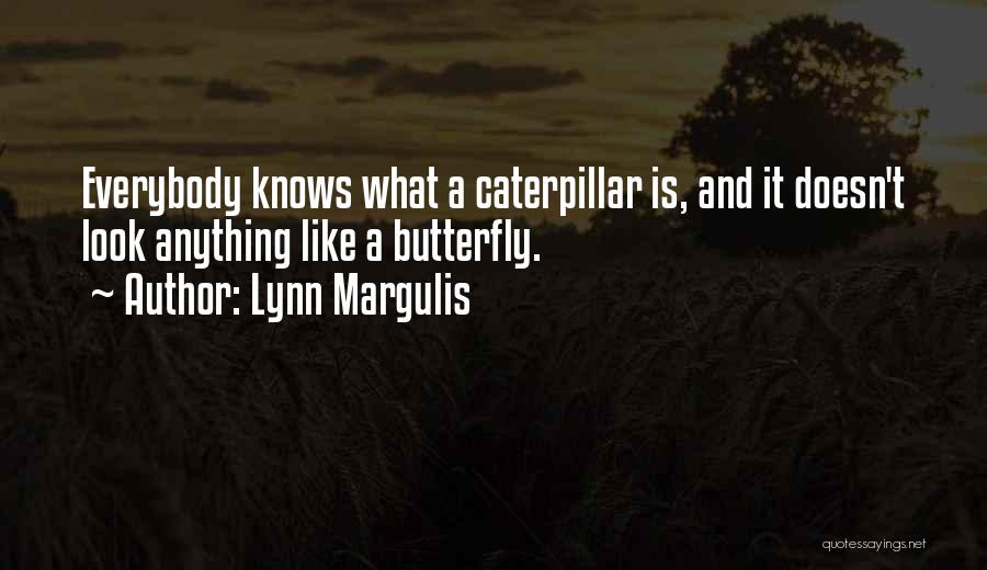 Lynn Margulis Quotes: Everybody Knows What A Caterpillar Is, And It Doesn't Look Anything Like A Butterfly.