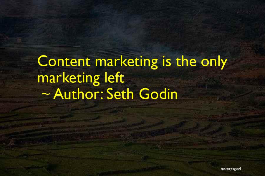 Seth Godin Quotes: Content Marketing Is The Only Marketing Left