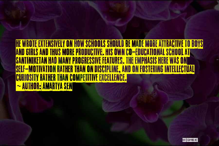 Amartya Sen Quotes: He Wrote Extensively On How Schools Should Be Made More Attractive To Boys And Girls And Thus More Productive. His