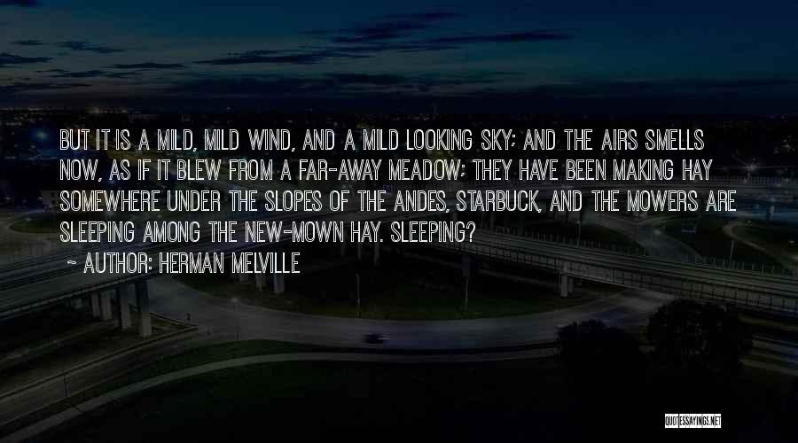 Herman Melville Quotes: But It Is A Mild, Mild Wind, And A Mild Looking Sky; And The Airs Smells Now, As If It