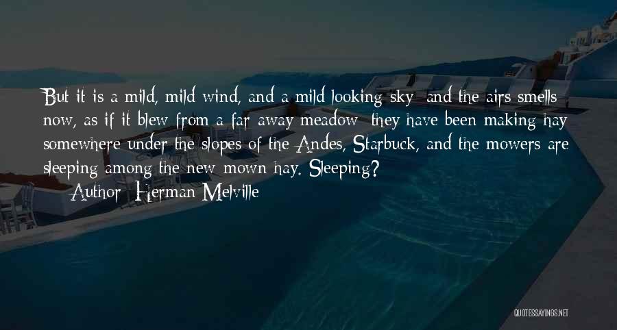 Herman Melville Quotes: But It Is A Mild, Mild Wind, And A Mild Looking Sky; And The Airs Smells Now, As If It