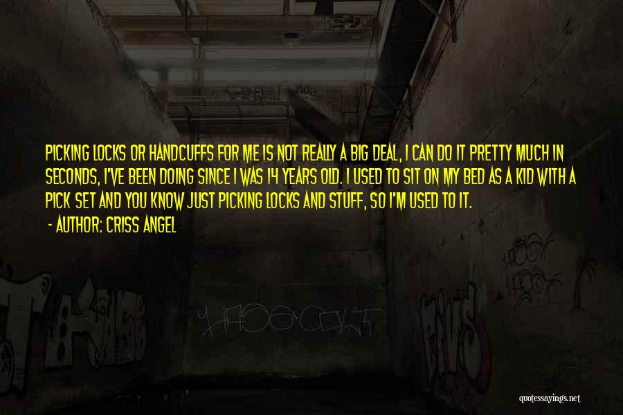 14 Years Old Quotes By Criss Angel